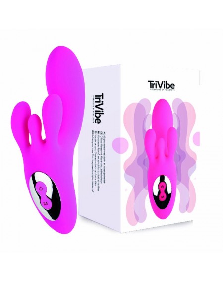 Rave G-Spot Vibrator FeelzToys Clitoral & Labia Stimulation Pink