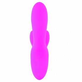 Vibratore Punto G Rave FeelzToys Clitoral & Labia Stimulation Rosa
