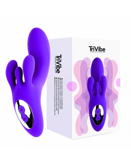 Rave G-Spot Vibrator FeelzToys Clitoral & Labia Stimulation Purple