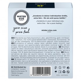 Condoms Mister Size Extra-fine (49 mm)