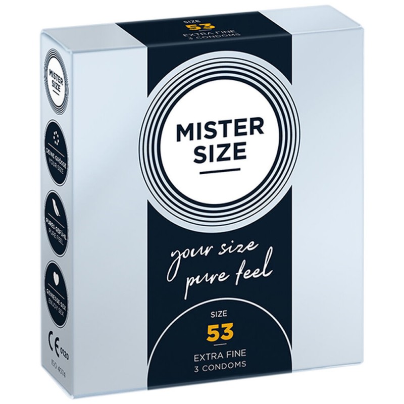 Презервативы Mister Size Экстра тонкие (53 mm)
