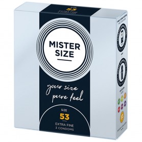 Prezervatīvi Mister Size Īpaši plāns (53 mm)