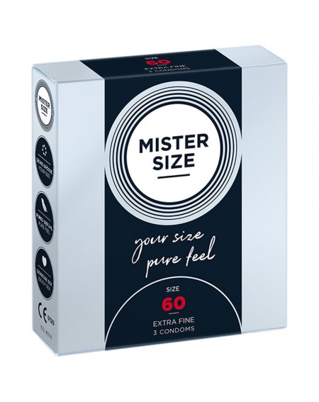 Preservativi Mister Size Extra sottili (60 mm)