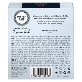 Condoms Mister Size Extra-fine (60 mm)