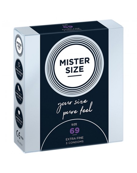 Preservativi Mister Size Extra sottili (69 mm)