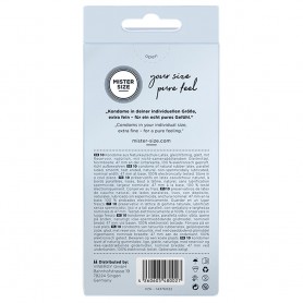 Prezervatīvi Mister Size Īpaši plāns (47 mm)