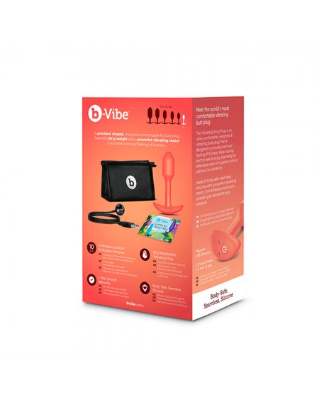 Anal plug B-Vibe Vibrating Snug Orange
