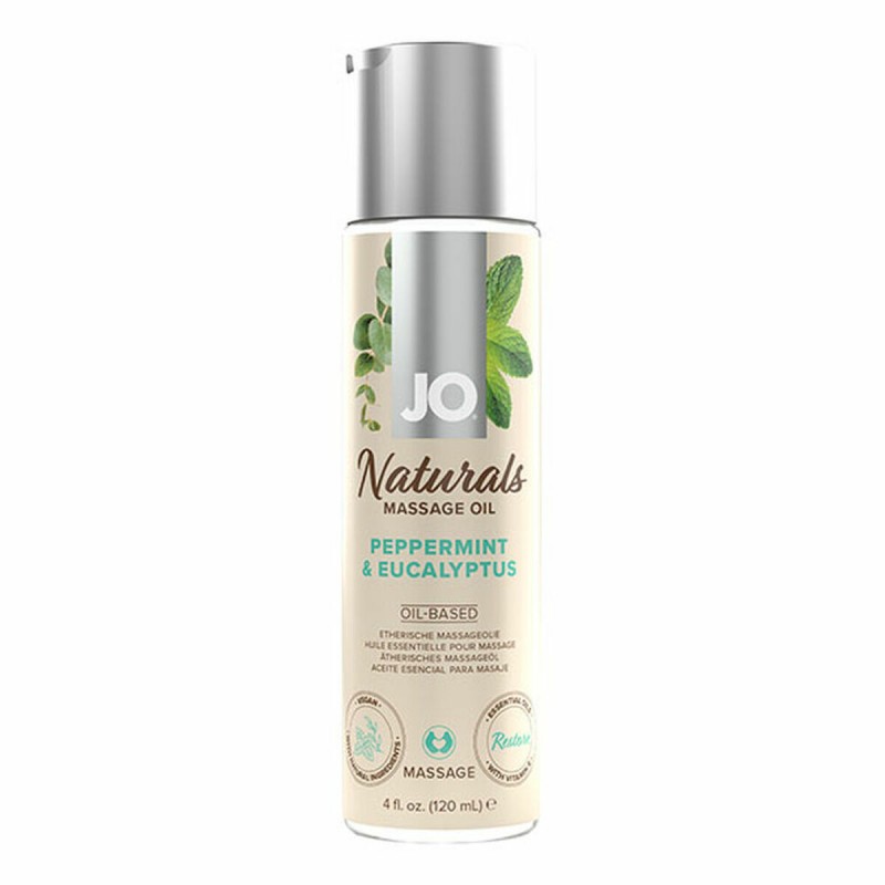 Erotiskā masāžas eļļa System Jo Peppermint & Eucalyptus (120 ml)