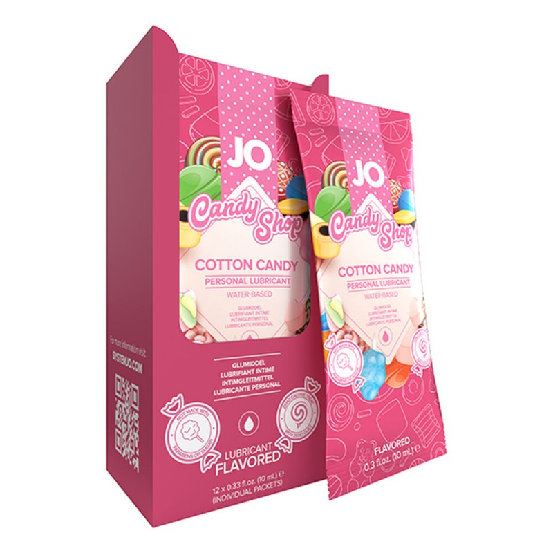 Man Basic Water Glide 100 ml System Jo Pack Cotton Candy (12 x 0,33 fl