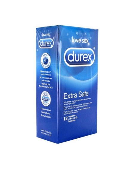 Prezervatīvi Extra Safe 12 gb. Durex 7465