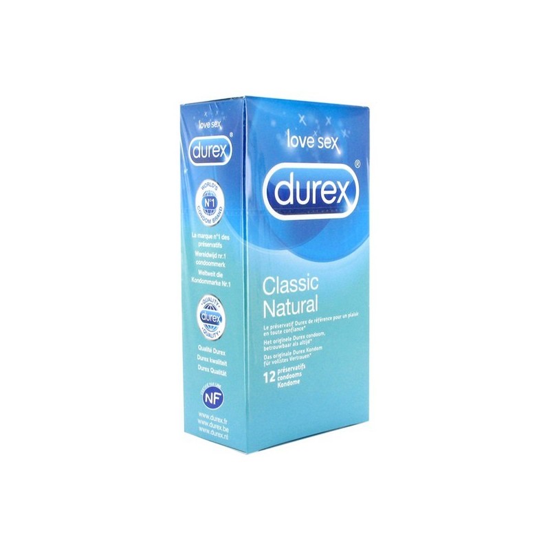 Kondoms Naturali Klassiċi 12-il biċċa Durex 8424