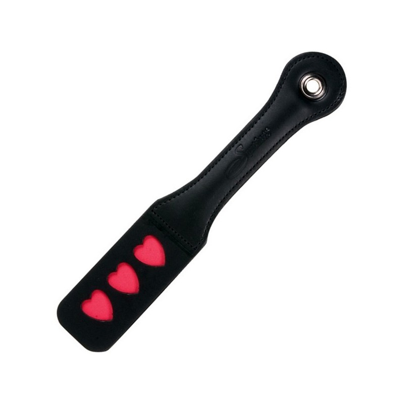 Leather Impression Paddle Hearts Sportsheets ESS902-01