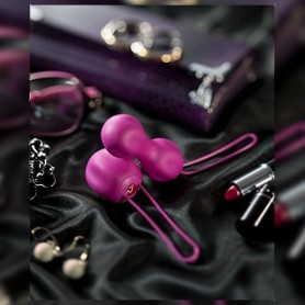 Набор вагинальных шариков IntiMate Kegel Set, красный бархат Nomi Tang E24184