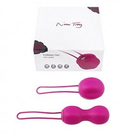 Набор вагинальных шариков IntiMate Kegel Set, красный бархат Nomi Tang E24184