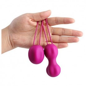 Набор вагинальных шариков IntiMate Kegel Set, красный бархат Nomi Tang E24184