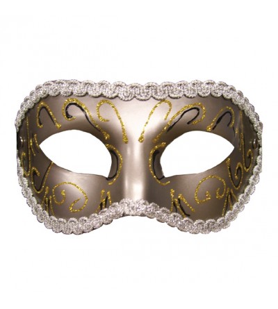 Grey Masquerade Mask Sex & Mischief SS10081