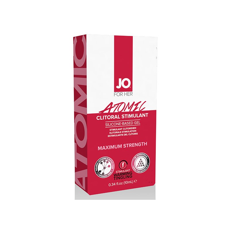 Clitoral Stimulant Warming Atomic 10 ml System Jo SJ40179