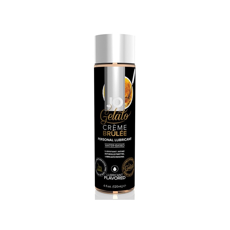 Lubrikants uz ūdens bāzes Saldējums Krēms Brulē Gelato 120 ml System Jo 209