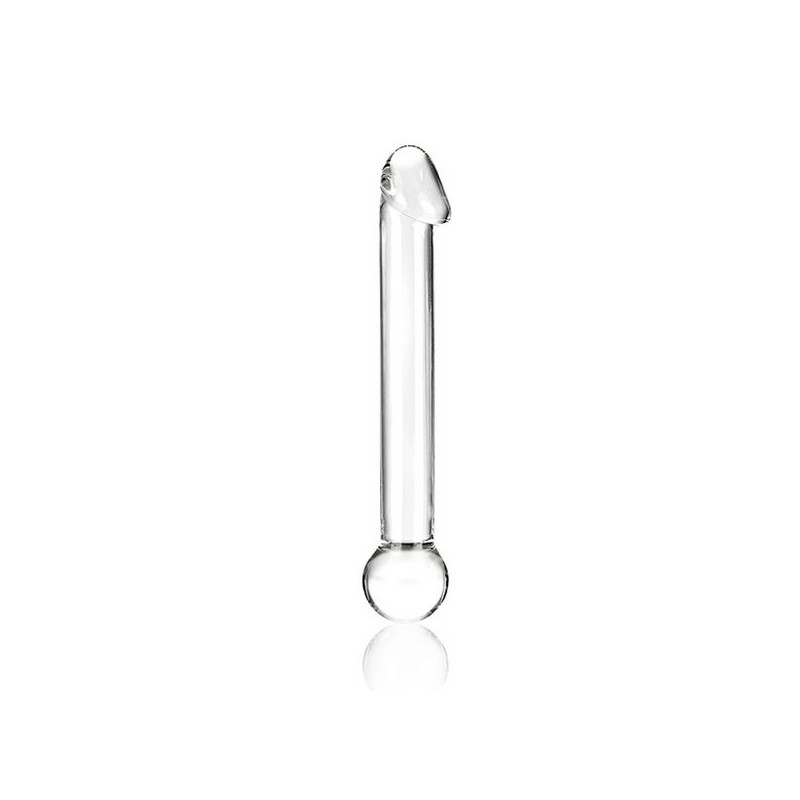 Dildo tal-Ħġieġ Kap Realistiku Glas E25394