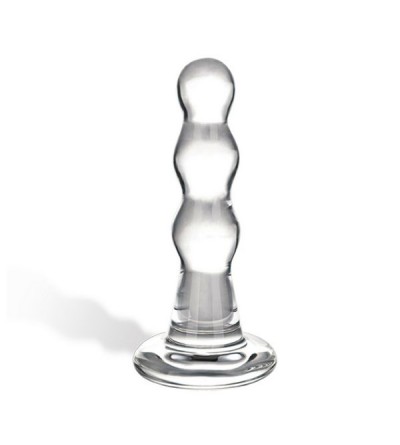 Triple Play Beaded Glass Butt Plug Glas 62791