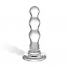 Triple Play Beaded Glass Butt Plug Glas 62791