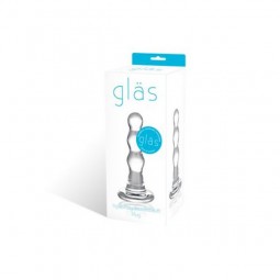 Stikla anālais spraudnis ar trīs lodītēm Glas 62791