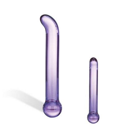 Стеклянный дилдо Щекотание точки G, пурпурный Glas 63156