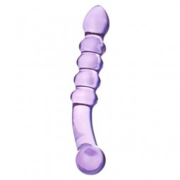Dildo tal-Ħġieġ irrigat Purple Rain 63163