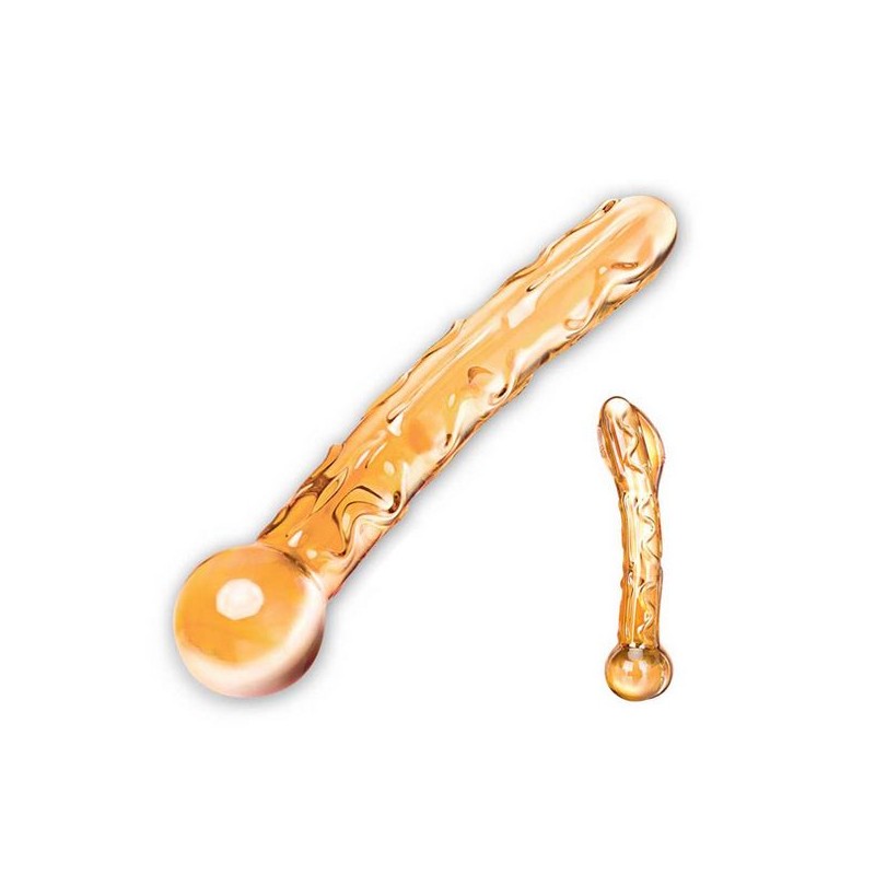 Orange Tickler Glass Dildo Glas 63217