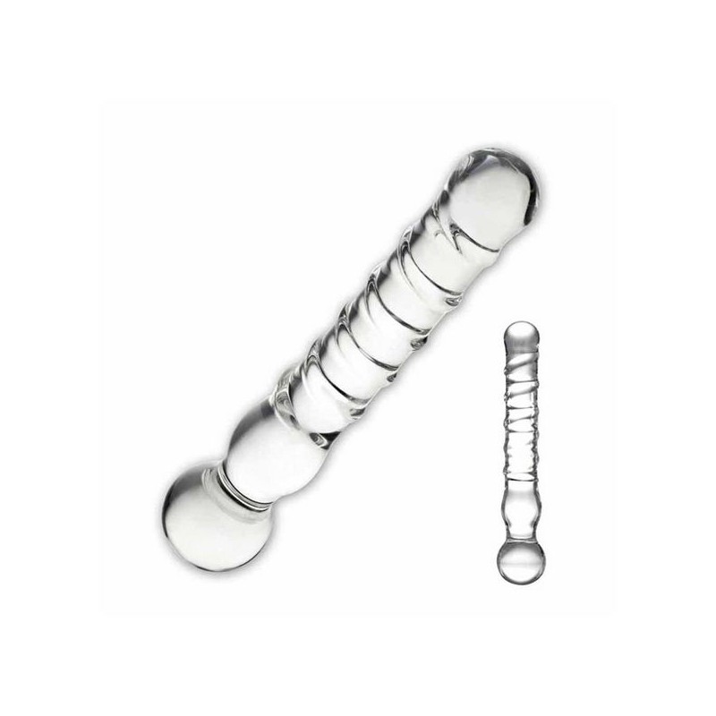 Dildo di Vetro Joystick Clear Glas 63460