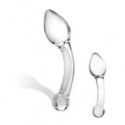 Slider Anal tal-Ħġieġ Indulġenza Pura Glas 63477