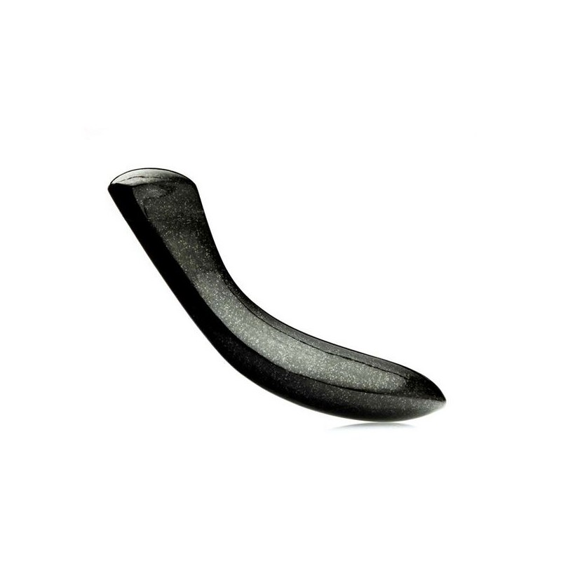 D.2 Stone Dildo Absolute Black Laid LDD2EGY