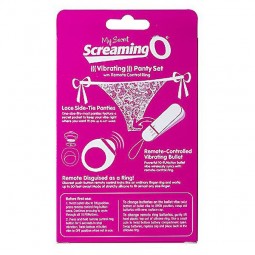 Vibrators ar pulti Panty rozā The Screaming O SCPNTY-PK-110