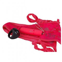 Vibrators ar pulti Panty sarkans The Screaming O SCPNTY-R-110