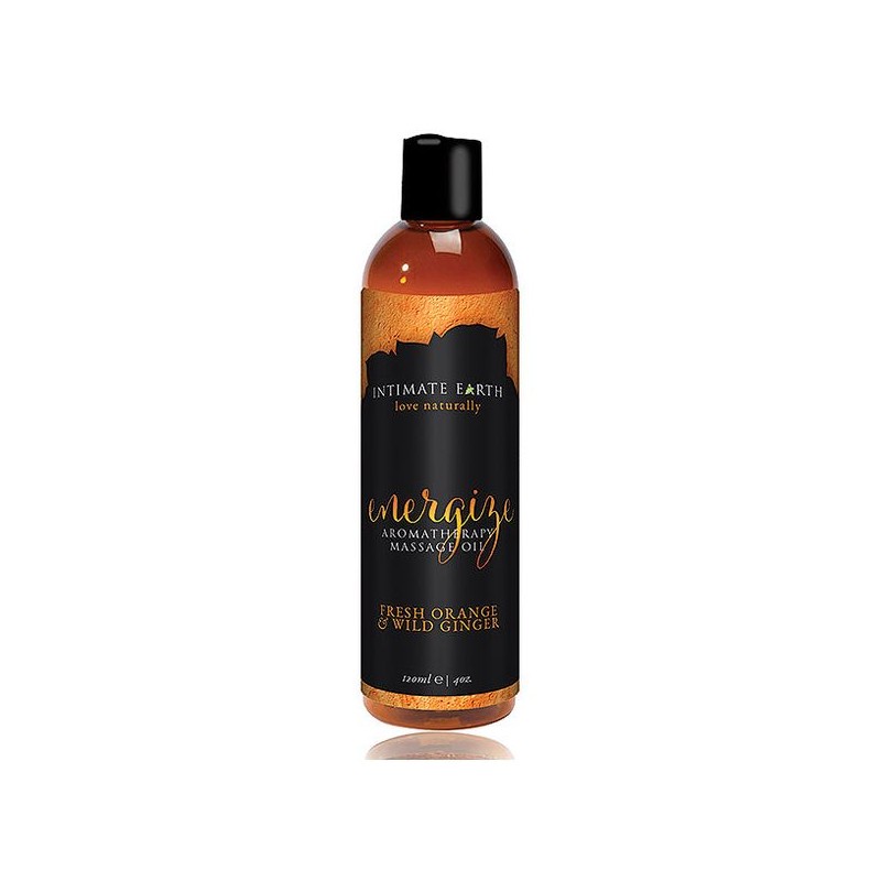 Żejt tal-Massaġġi Enerġizza 120 ml Intimate Earth INT010