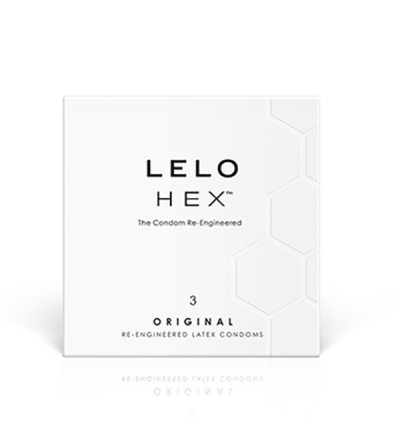 Kondoms HEX Oriġinali 3 Pack Lelo 2473