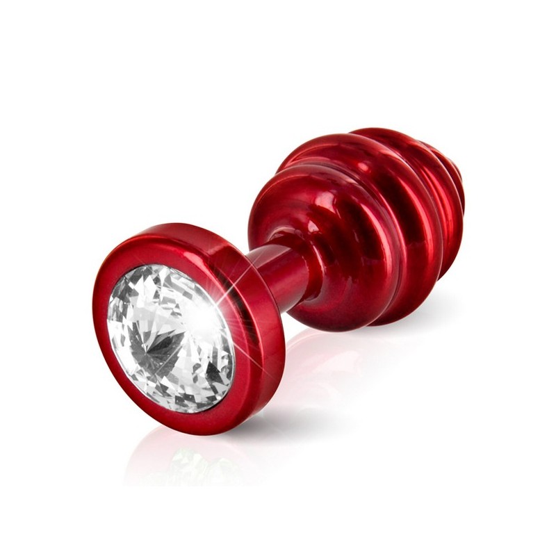 Ano Butt Plug Ribbed Red 35 mm Diogol 71625