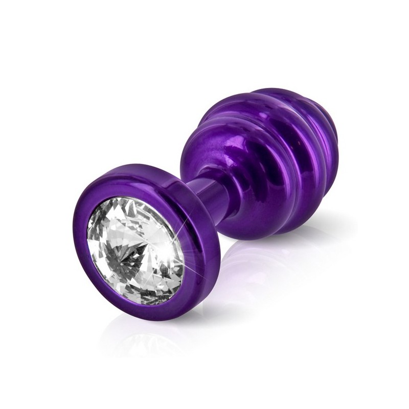 Butt Plug Scanalato Ano Viola 35 mm Diogol 71656