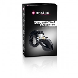 Gabbia per Pene Pubic Enemy No 1 Edizione Nero Mystim 66246