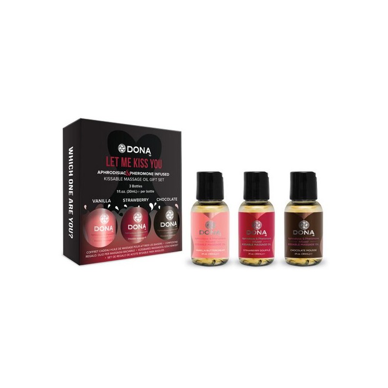 Flavored Massage Gift Set (3 x 30 ml) Dona D40601