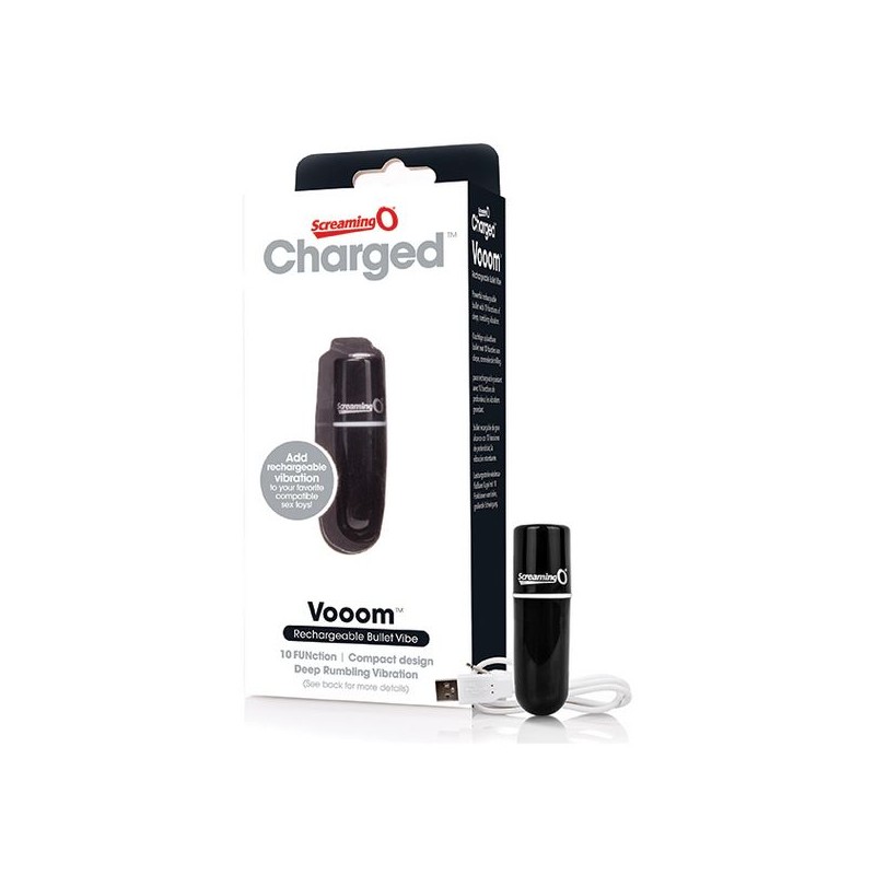 Charged Vooom Bullet Vibe Black The Screaming O 12419