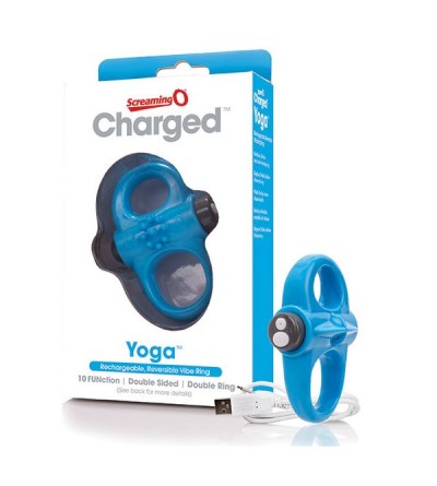 Charged Yoga Vibe Ring Blue The Screaming O SCYVVBU