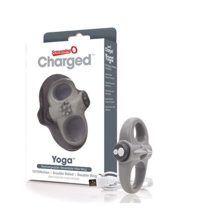Charged Yoga Vibe Ring Grey The Screaming O SCYVVG