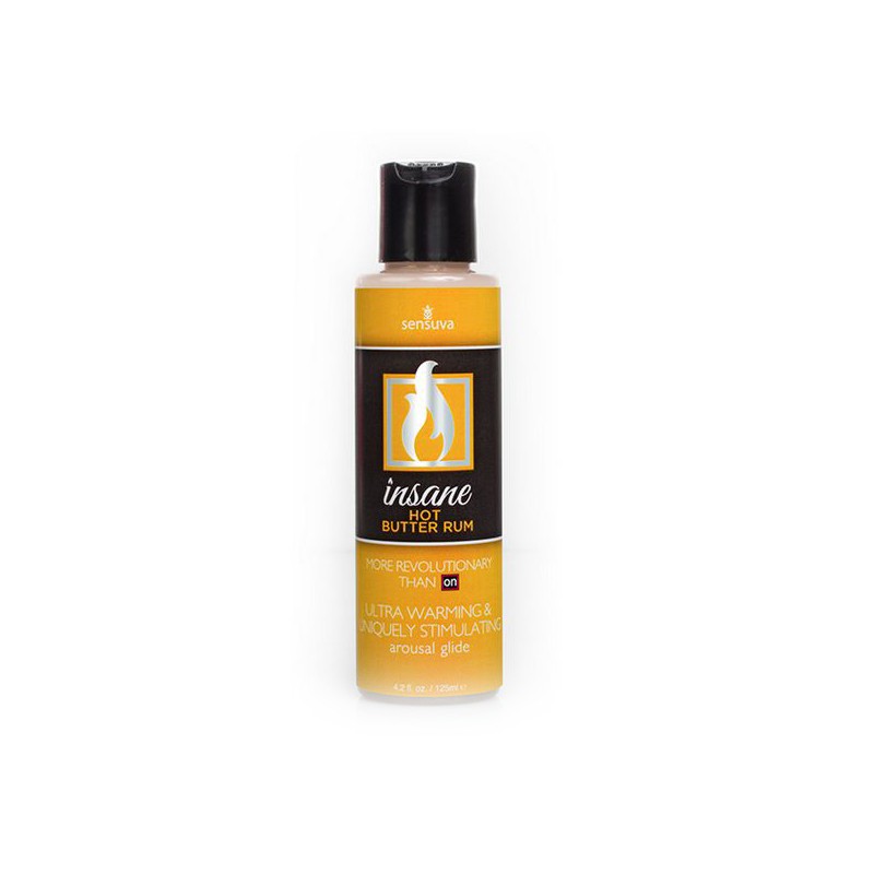 Lubrificante Stimolante Insane Hot Butter Rum 125ml Sensuva 7808