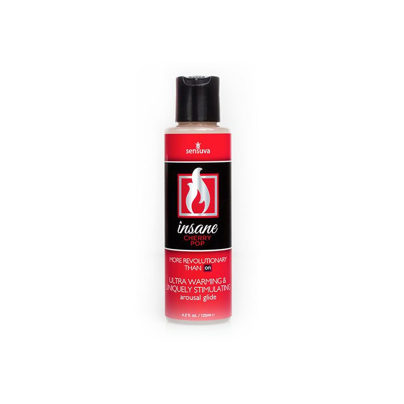 Lubrificante Stimolante Insane Cherry Pop 125ml Sensuva 7860