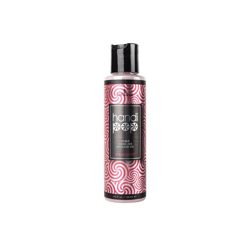 Handipop Strawberry Hand Job Massage Gel 125 ml Sensuva VL484