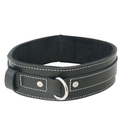 Edge Lined Leather Collar Sportsheets 80252