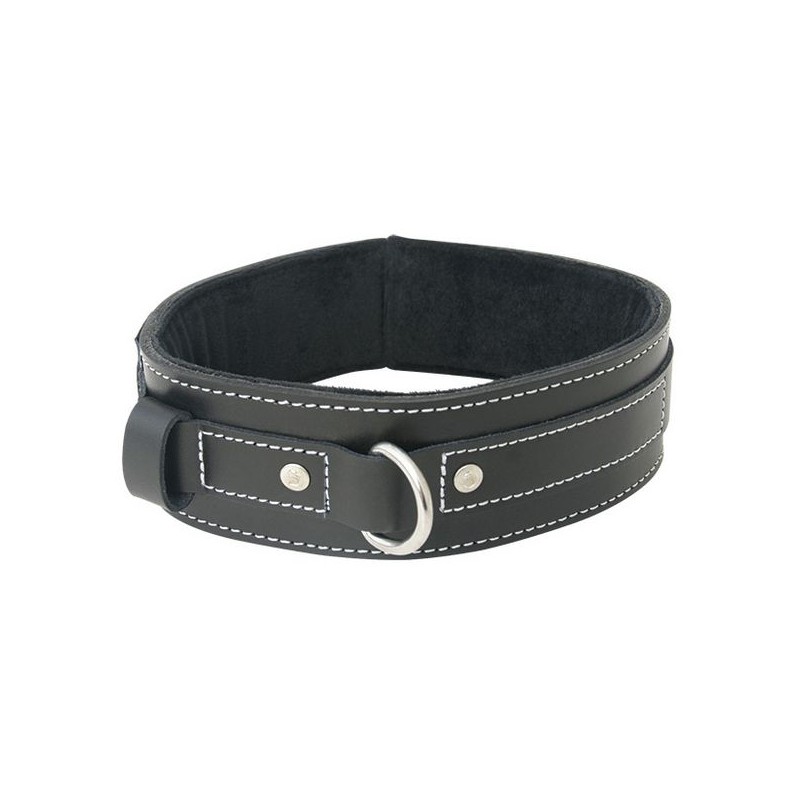 Edge Lined Leather Collar Sportsheets 80252