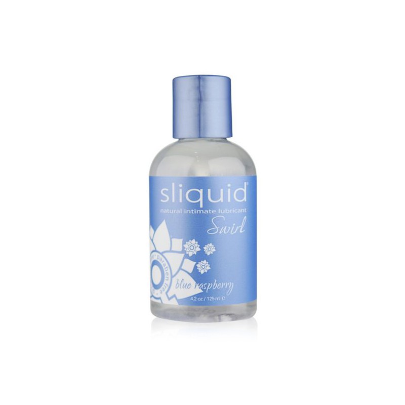 Naturals Swirl Lubricant Blue Raspberry 125 ml Sliquid 9107