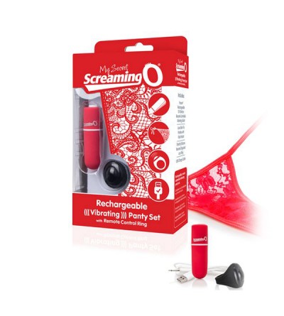 Charged Remote Control Panty Vibe Red The Screaming O 12792